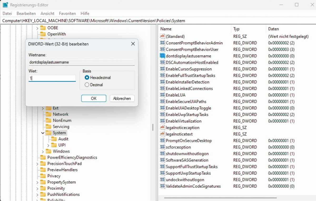 Registrierungs-Editor