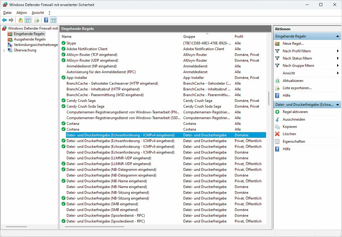 Windows Defender Firewall