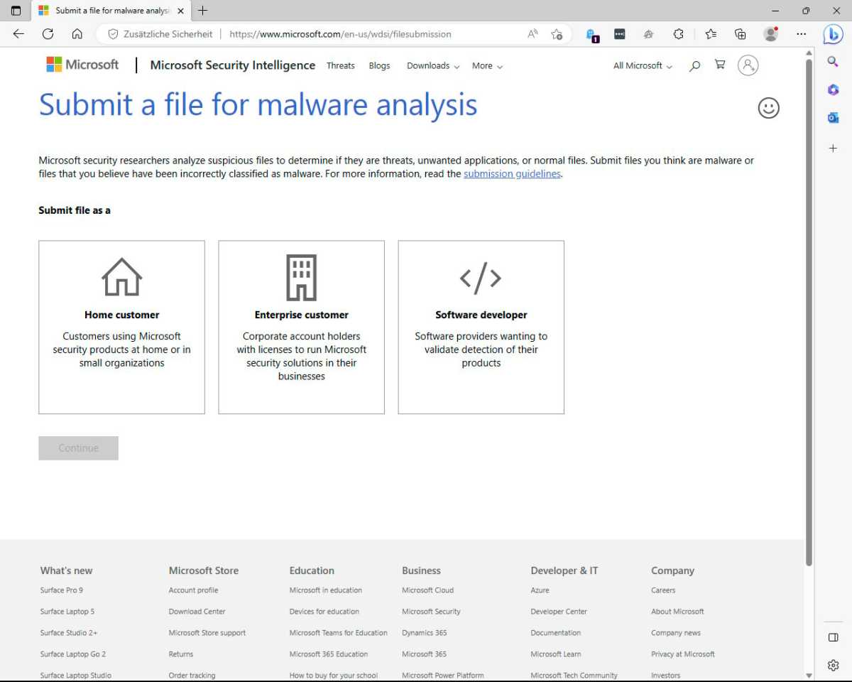 Microsoft Malwareanalyse 
