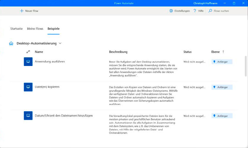 Mit Power Automate Desktop lassen sich unter wiederkehrende Arbeitsvorgänge am PC mit wenigen Mausklicks automatisieren, ohne dafür Programmierkenntnisse besitzen zu müssen.