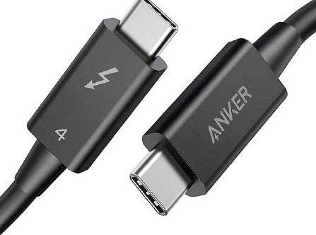 Das Kabel muss zum Typ-C-Port passen. Bei einem Thunderbolt-Kabel gehen Sie das geringste Risiko ein. Es ist dank der Spezifizierung voll beschaltet und lässt sich auch am USB-C-Port einsetzen.