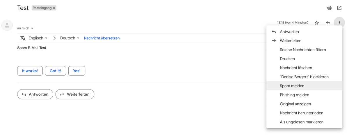 Gmail Spam