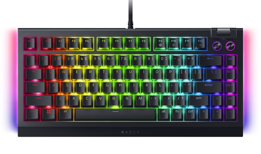 Razer BlackWidow V4 75% keyboard