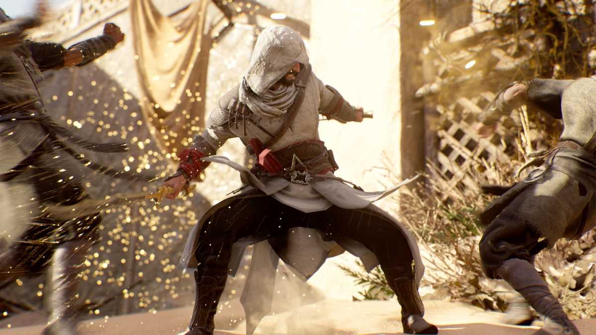 Assassin’s Creed Mirage verbindet wieder stärker Parcours mit sehr athletischem Schwertkampf, bei dem sich Basim nicht so schwerfällig verhält wie Eivor. Sondern agil wie ein Gepard.