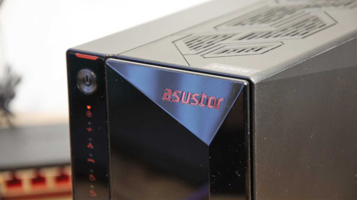 Asustor Nimbustor 2 Gen2 AS5202T front LEDs