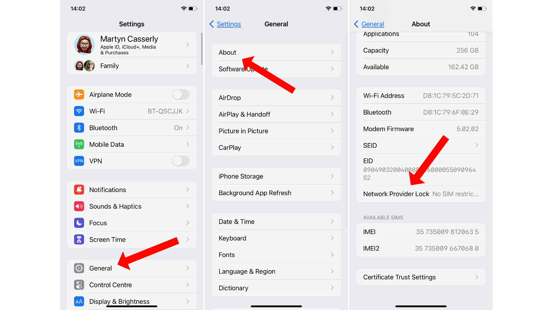 Settings for Network Provider Locks