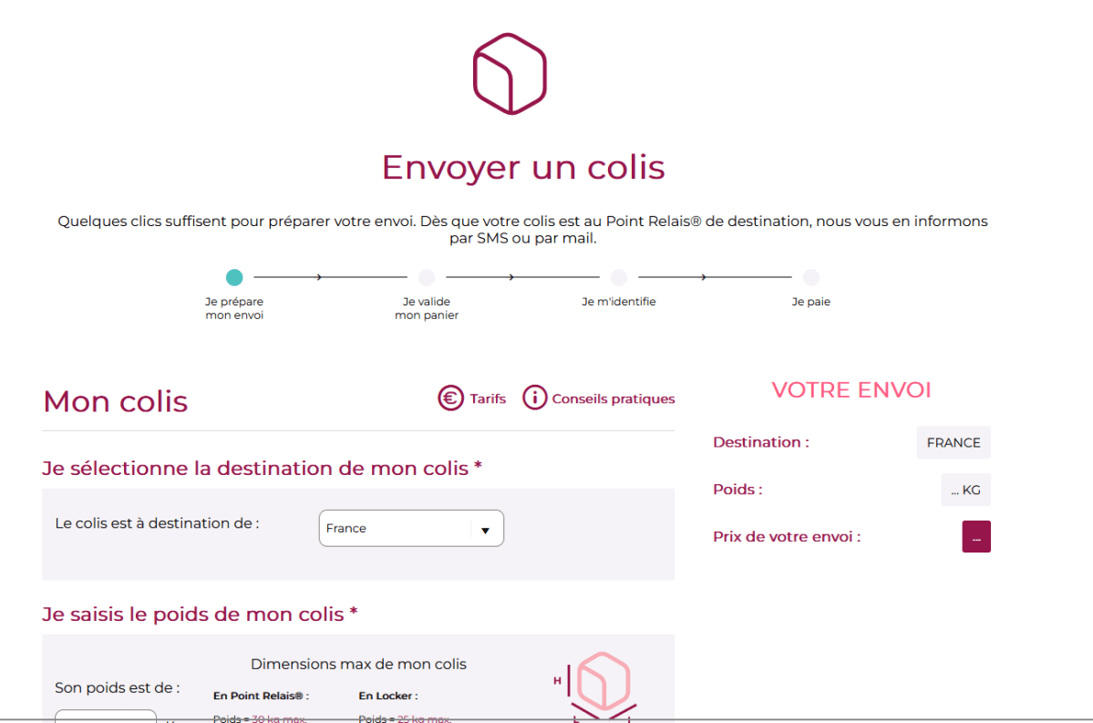 envoi colis avec mondialrelay