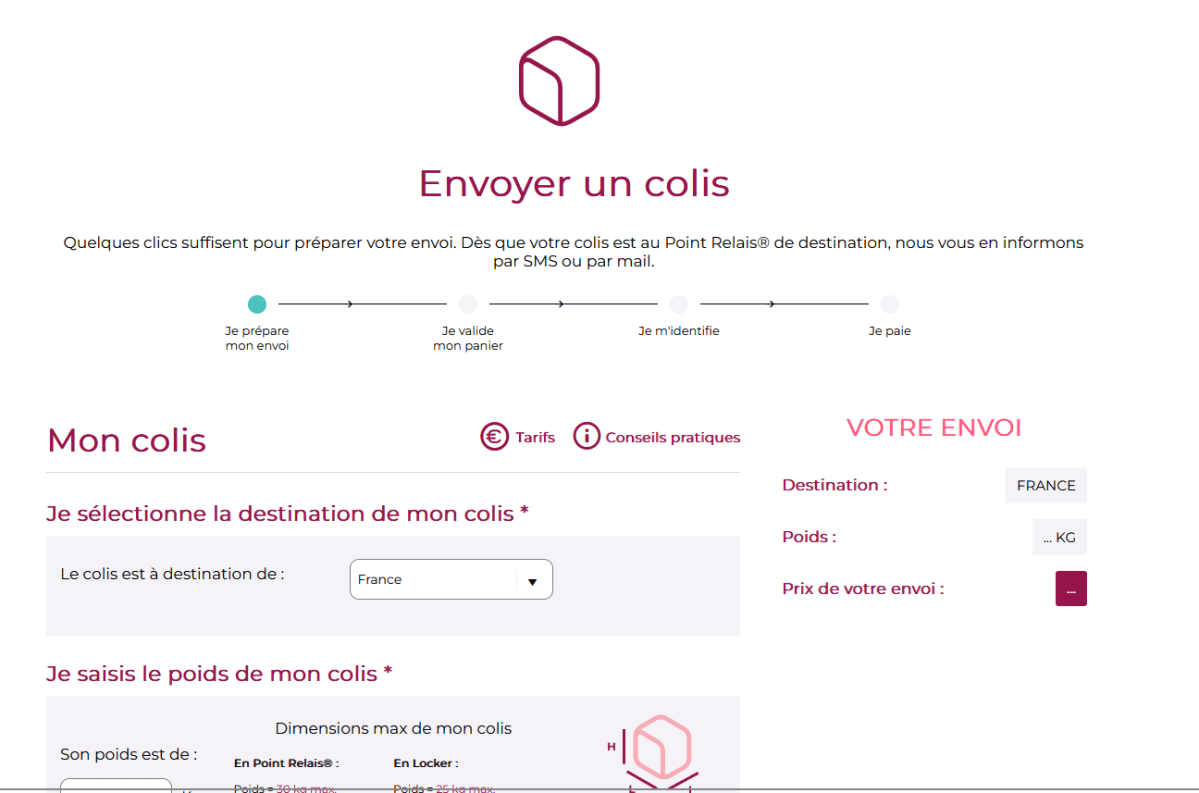 Quelle est la taille maximale des colis ? - Mondial Relay