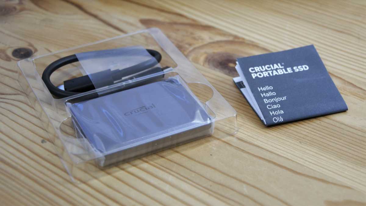Crucial X9 Pro in its packaging