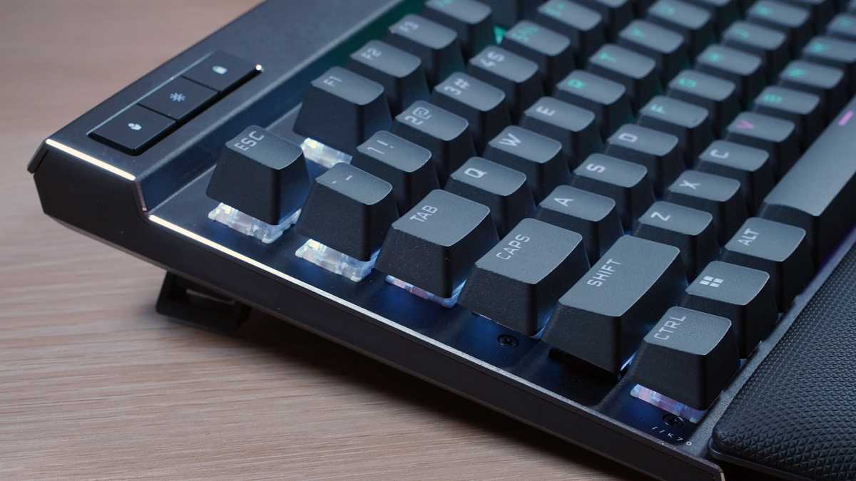 Corsair K70 Max RGB from the side