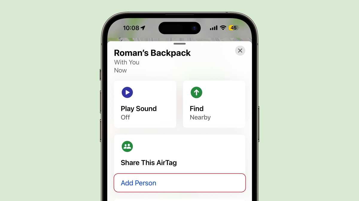 How to add an AirTag to Find My on iPhone