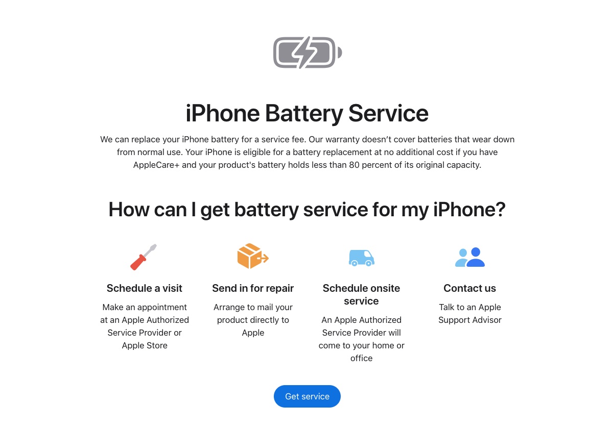 Can i buy iphone hot sale battery at apple store