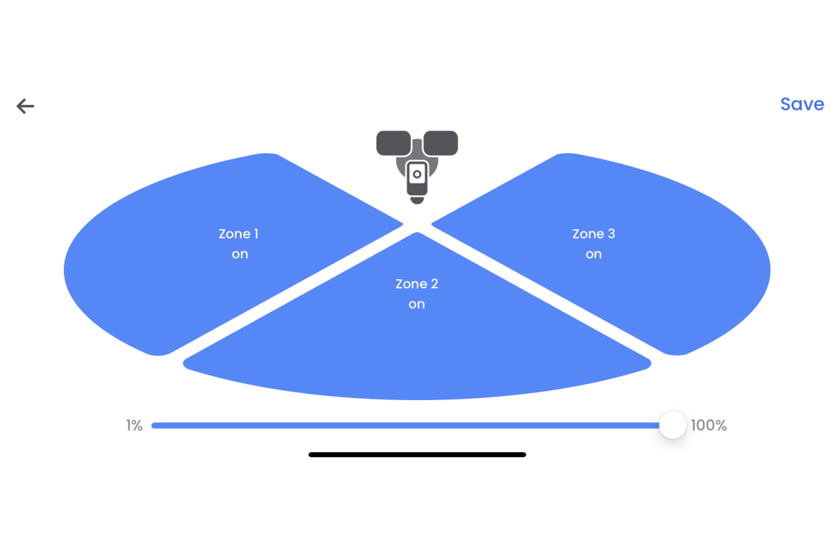 Lorex app motion detection zones