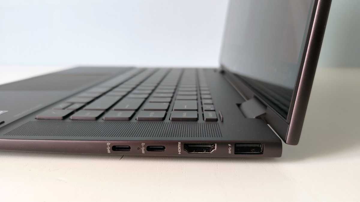 HP Envy X360 15 anslutningar