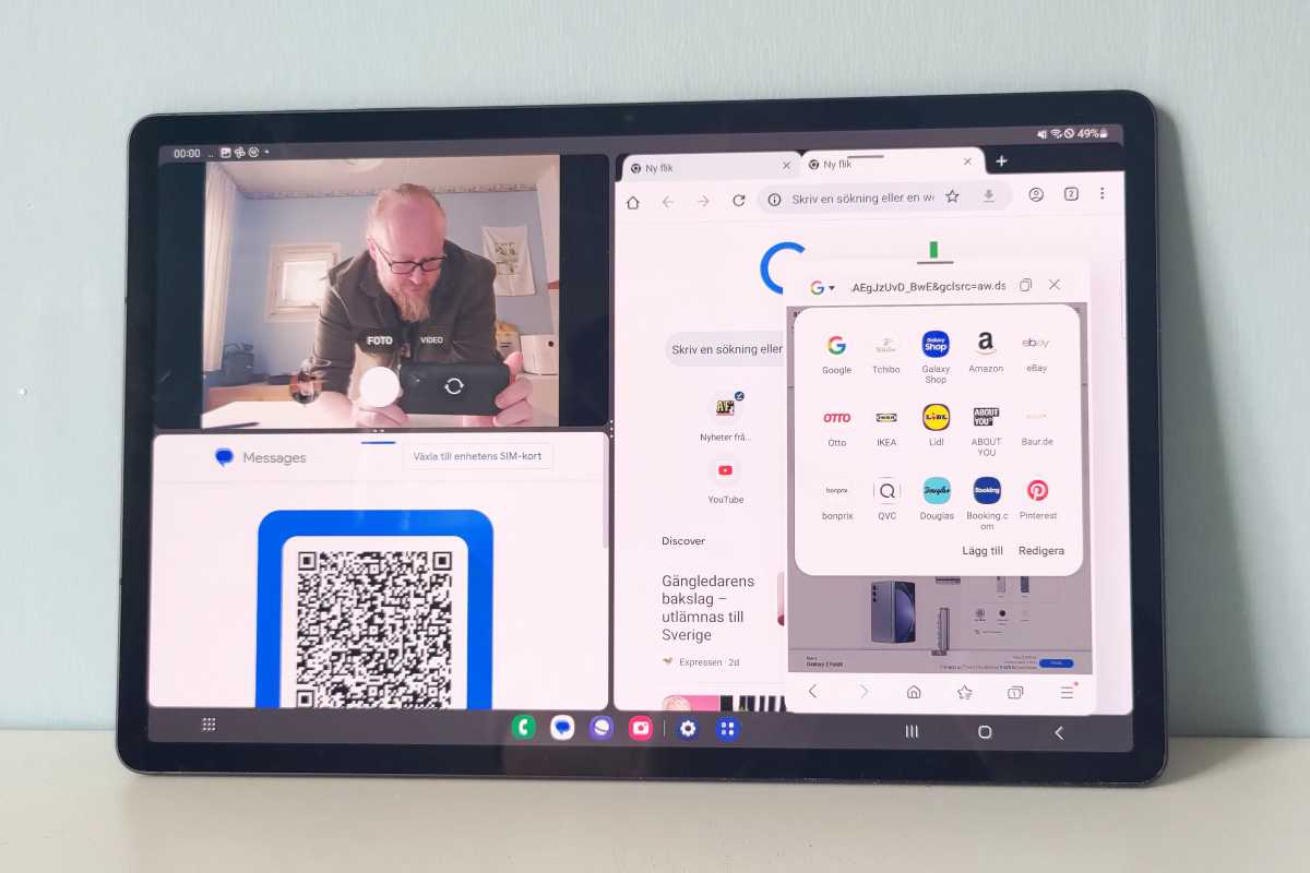 Galaxy Tab S9 Plus Multitasking