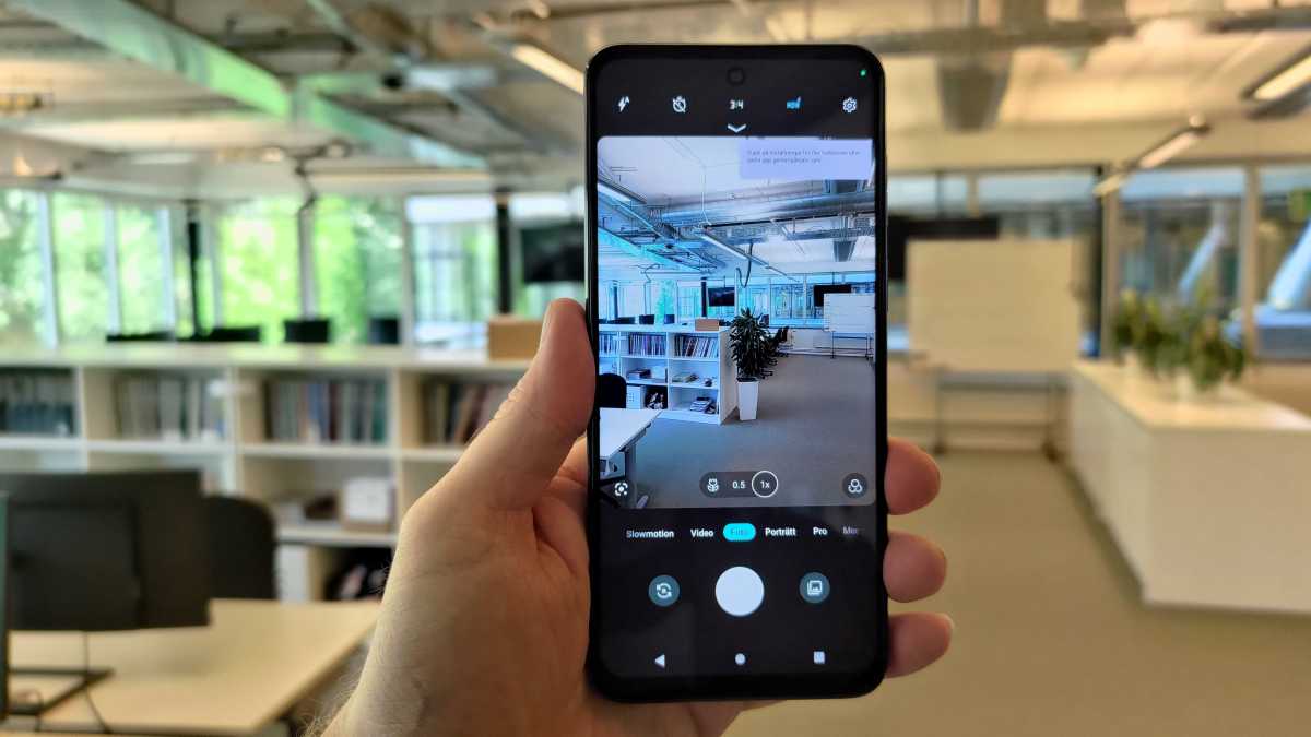Motorola Moto G23 aplicación de cámara