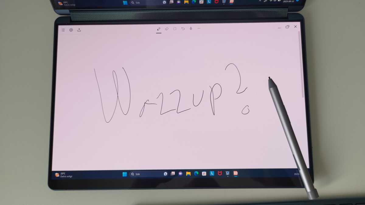Lenovo Yoga Book 9i pen
