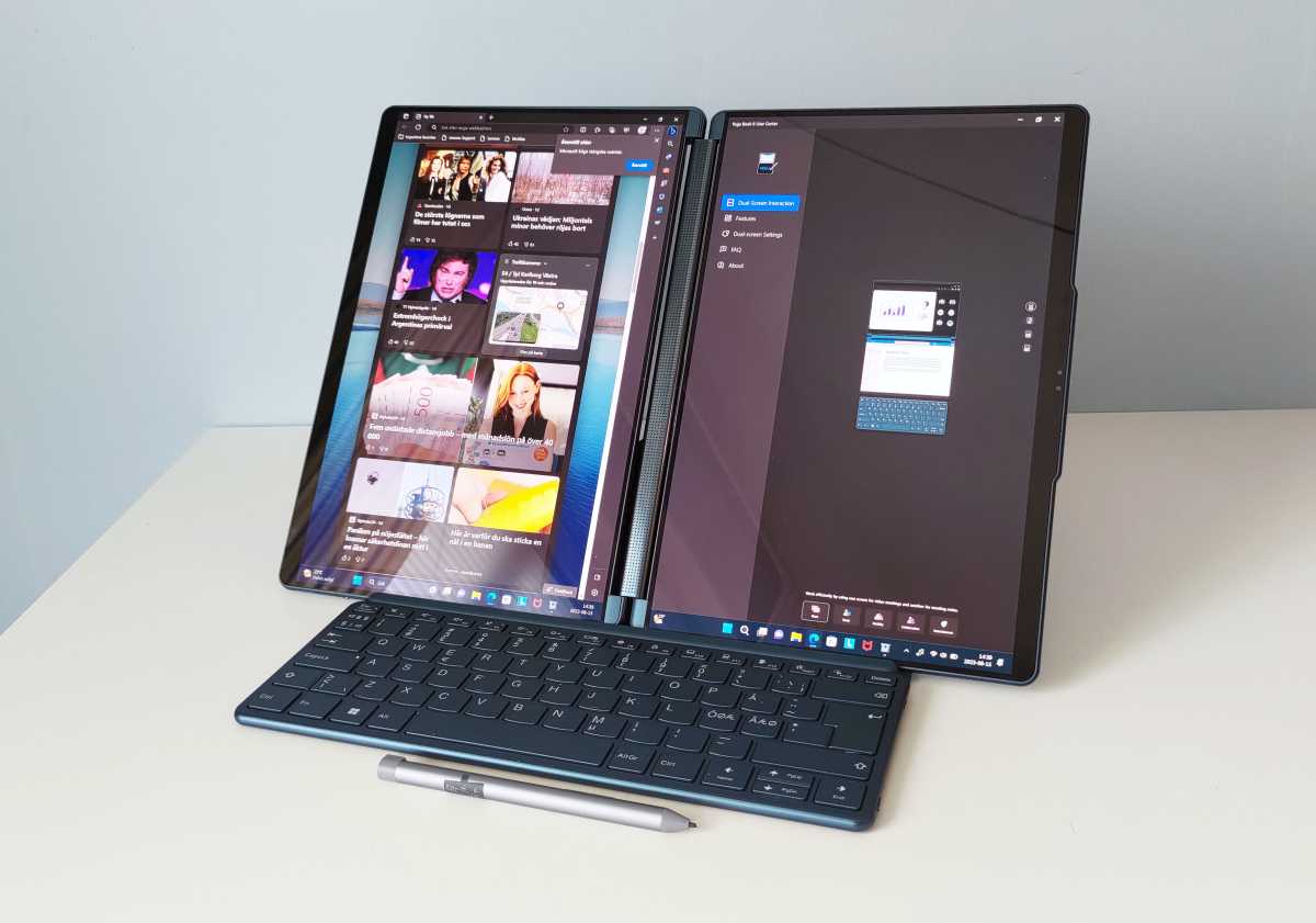 Lenovo Yoga Book 9i bokläge
