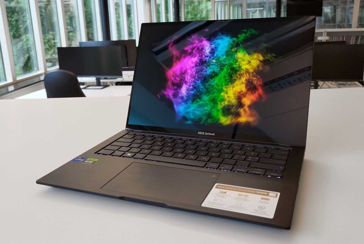 Asus ZenBook 14 Pro OLED screen