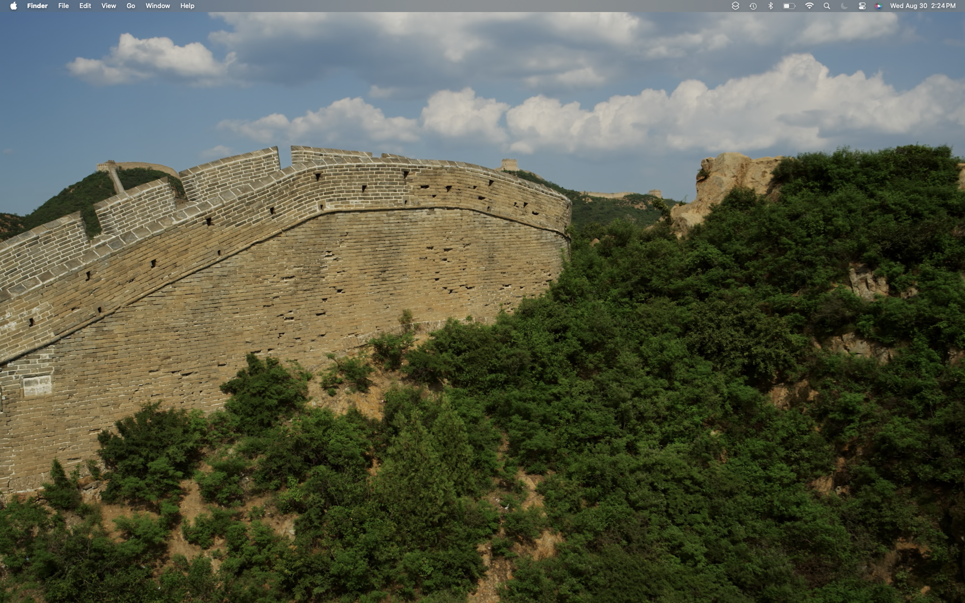macOS Sonoma wallpaper: China's Great Wall Daylight