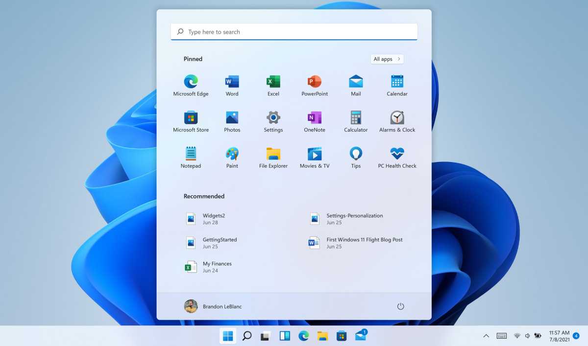 Suche in Windows 11