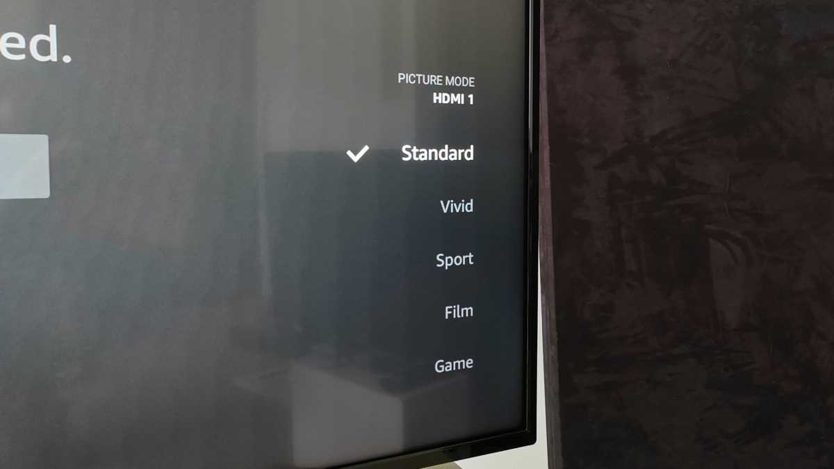Toshiba UF3D picture setting