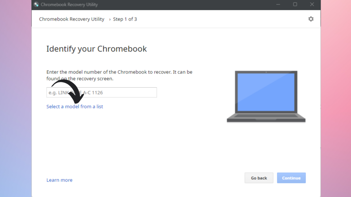 Chromebook recovery utility 4
