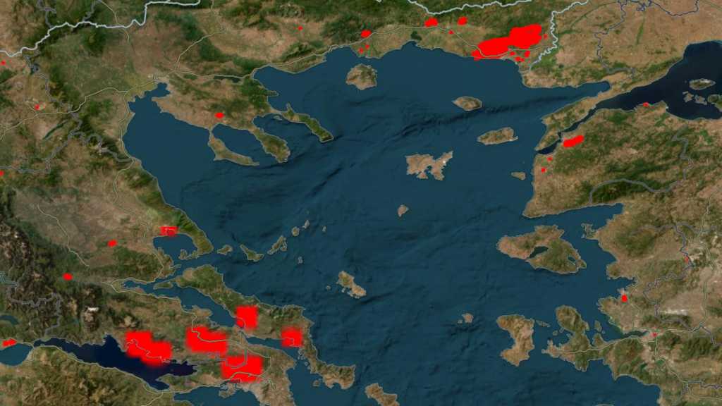 Image: Waldbrandkarte: Hier brennt es jetzt in Europa