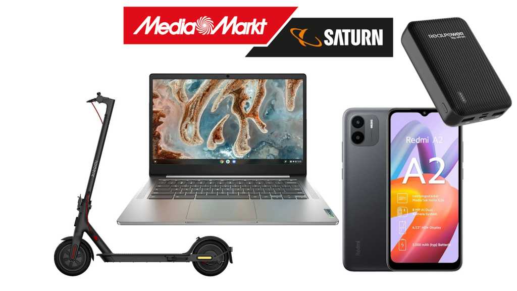 Image: E-Scooter, Laptops, Powerbanks und mehr: Bis zu 50 % Rabatt bei Media Markt und Saturn