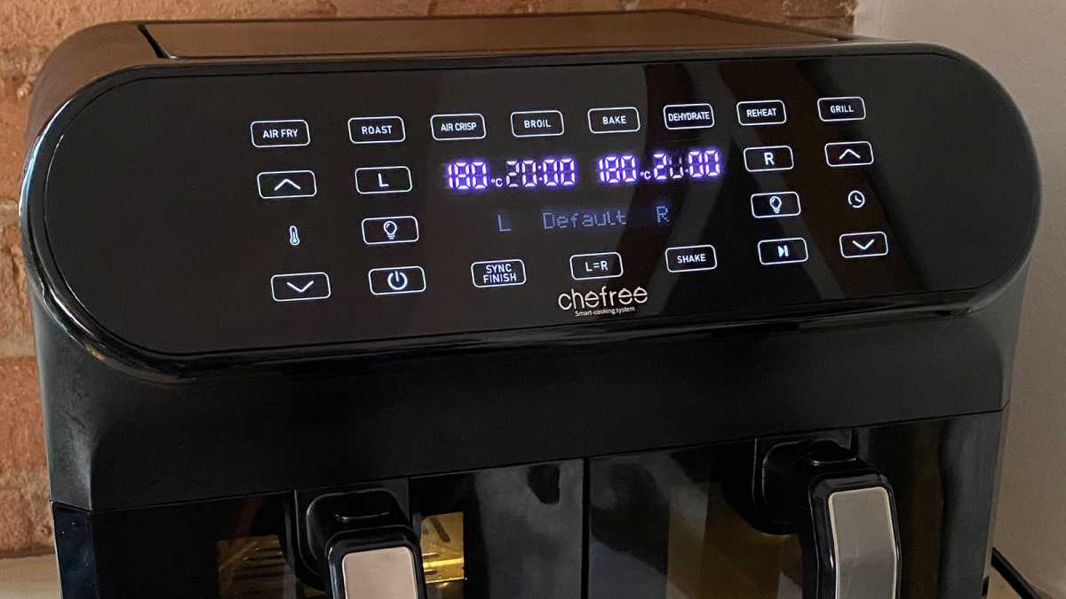 The Chefree's touchscreen illuminated