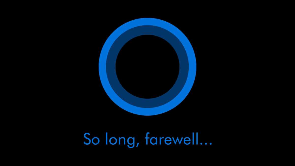 Cortana so long farewell