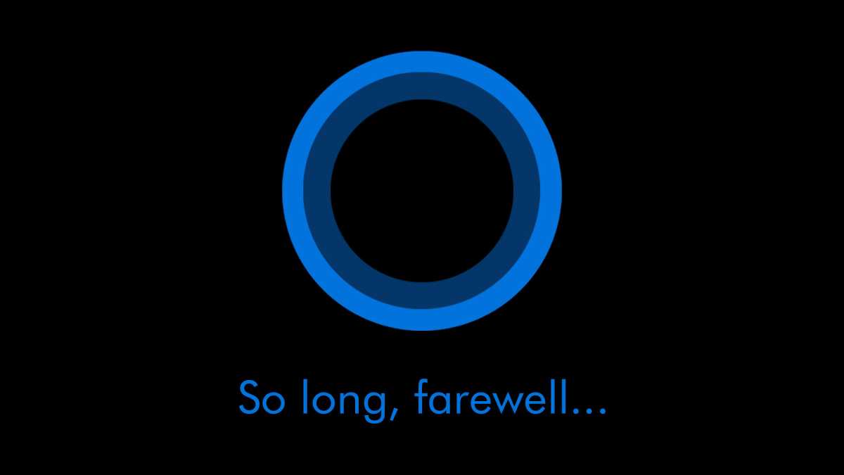 Cortana hasta luego adios