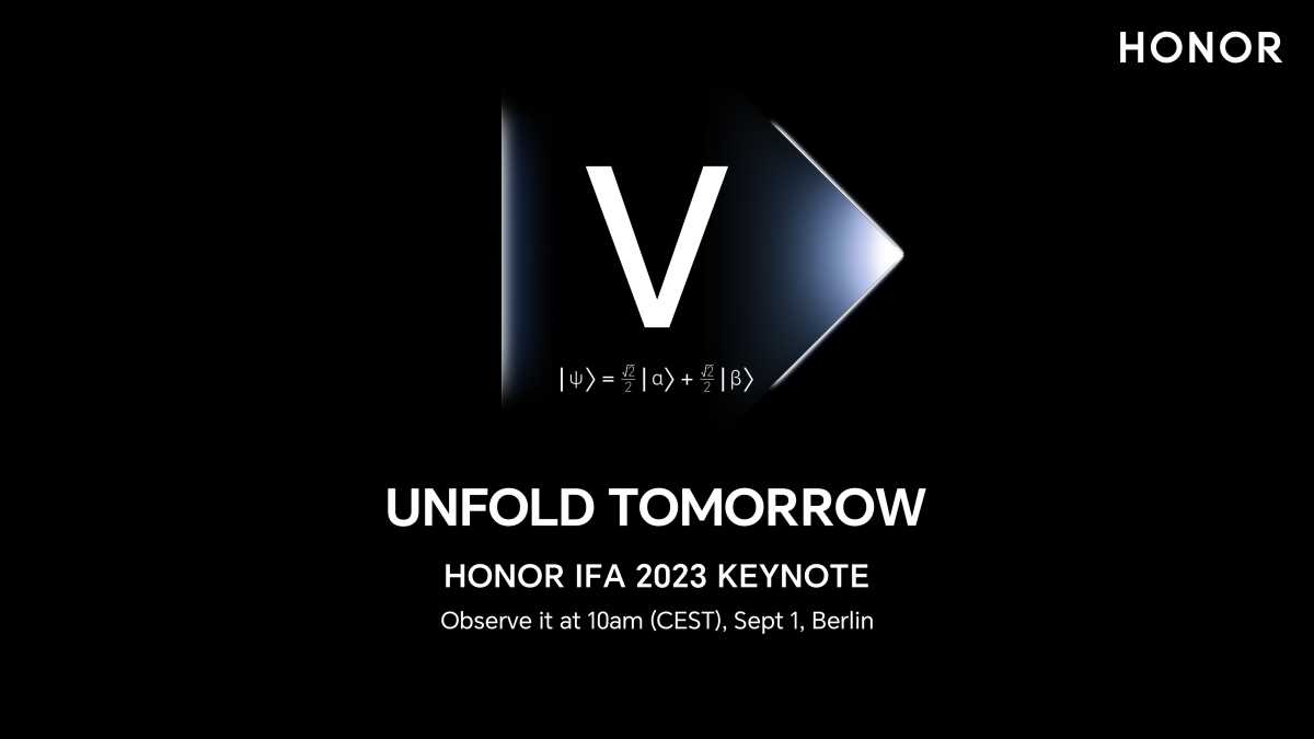 Honor IFA 2023 keynote poster