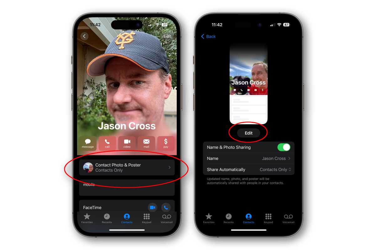 iOS 17 Contact Posters: Customize iPhone text, images - 9to5Mac