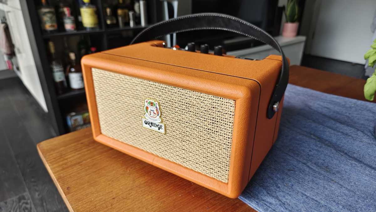 Orange Box Portable Bluetooth Speaker (Orange)