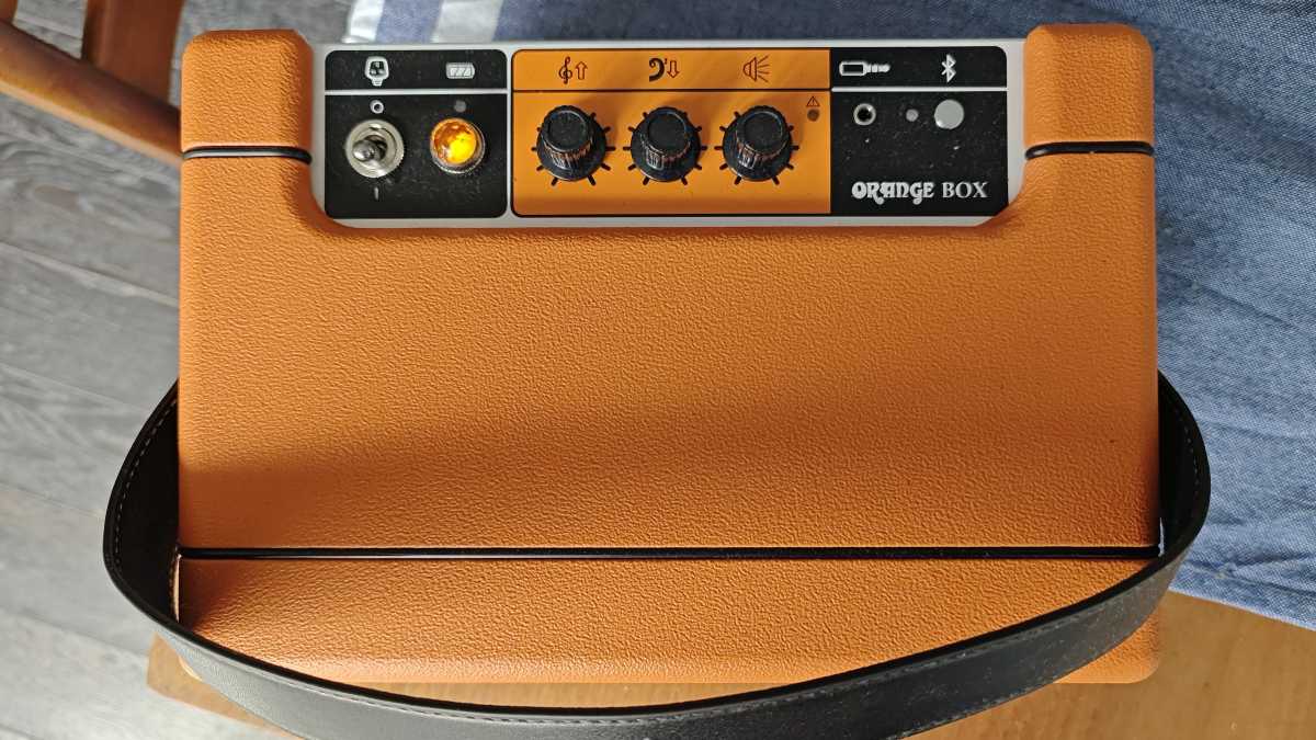 Orange Box Bluetooth speaker