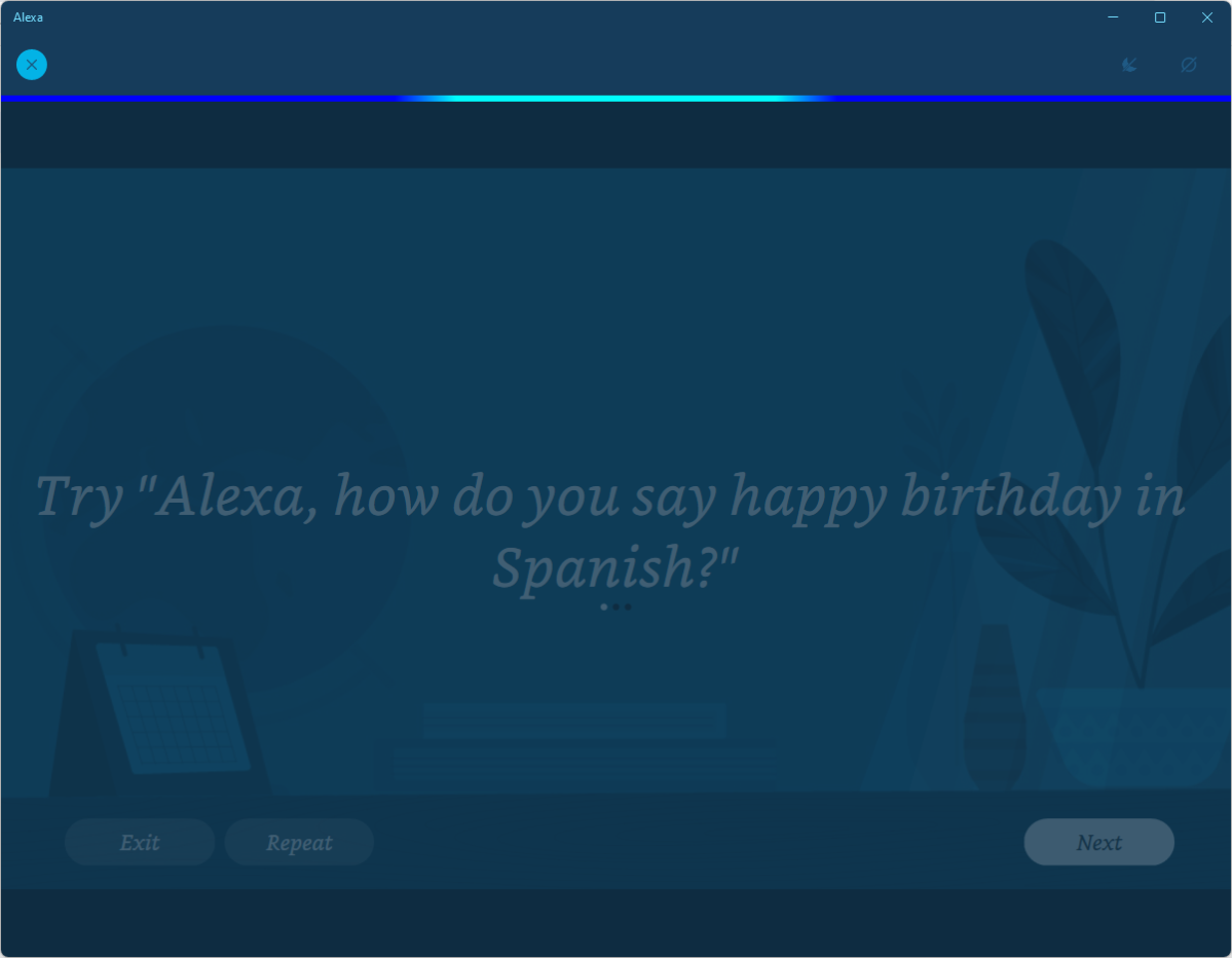 Alexa dice feliz cumpleaños