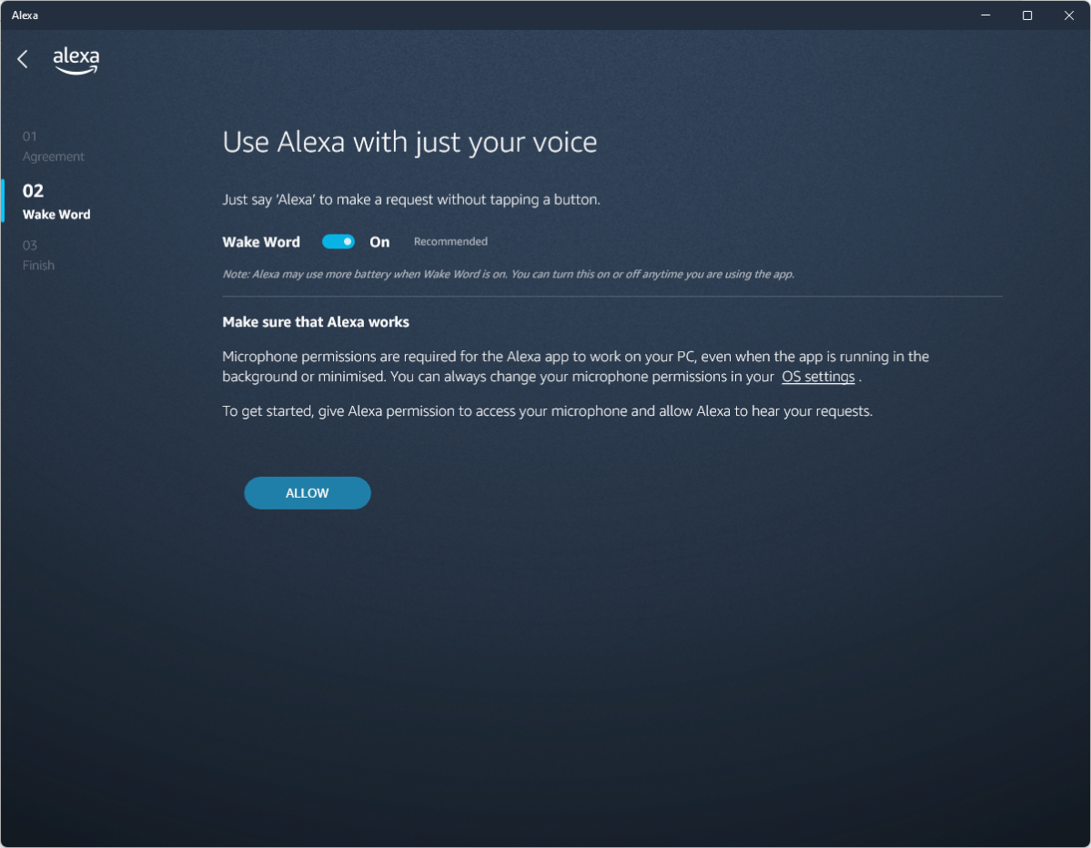 Alexa wake word