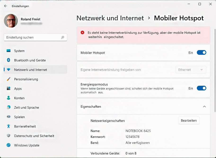 Mobiler Hotspot