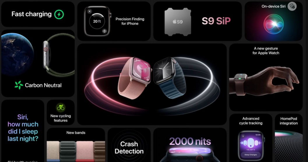 Apple Watch Series 9 im Überblick