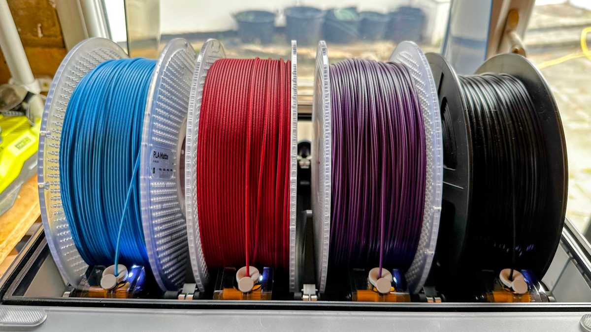 Bambu P1S Combo review - AMS four spools
