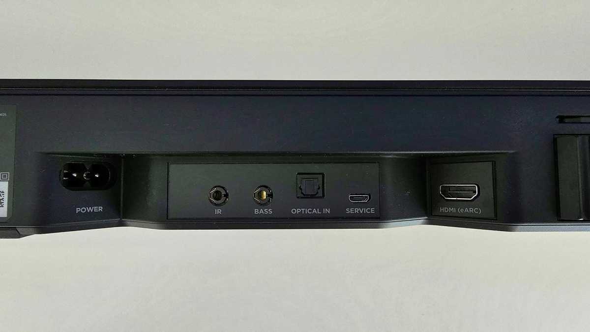 Bose Smart Soundbar 600 ports