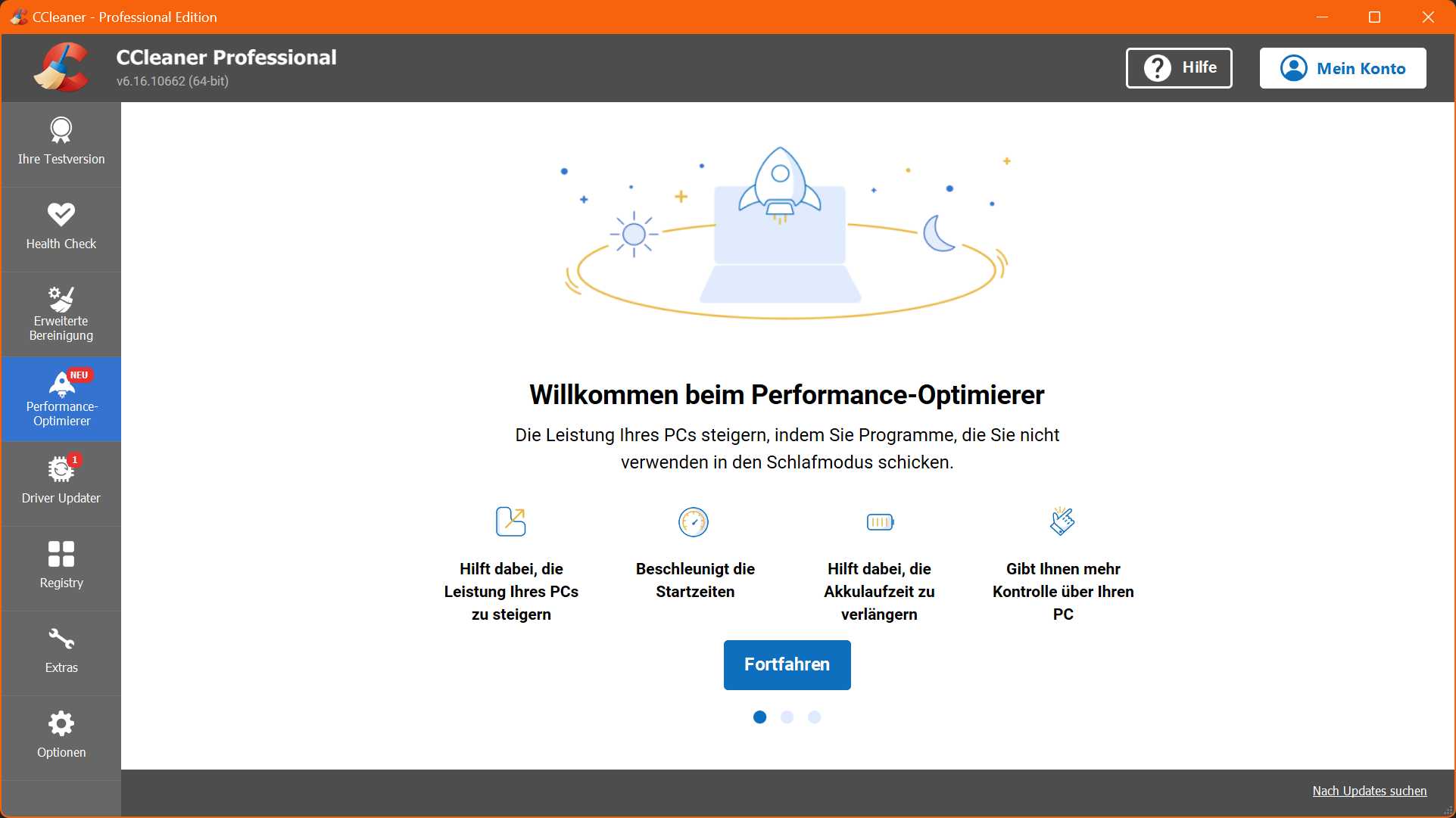 CCleaner Professional 6.1 im Test WindowsPC auf Mausklick optimieren