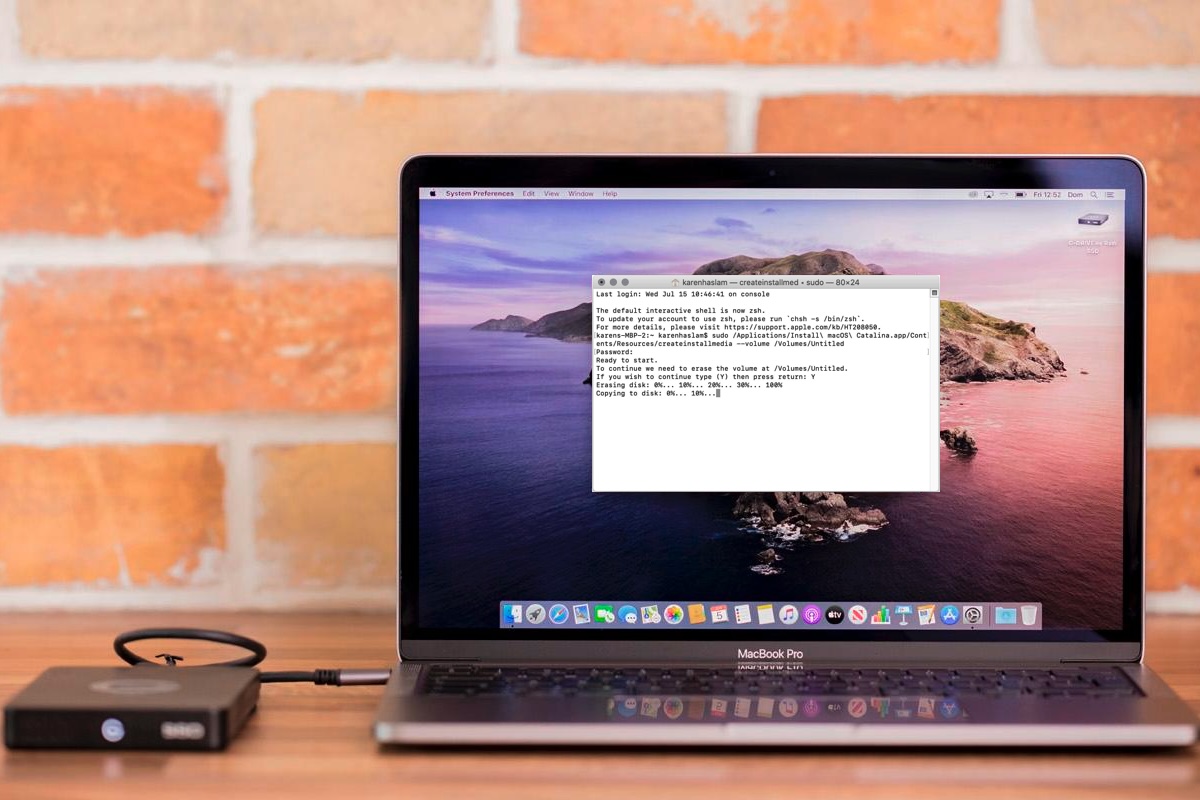 Create a bootable USB macOS installer Mac with a USB drive
