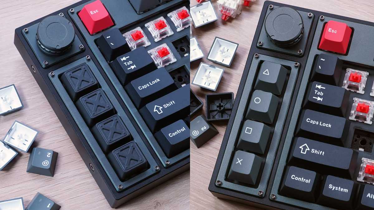 Lemokey L3 keyboard macro buttons