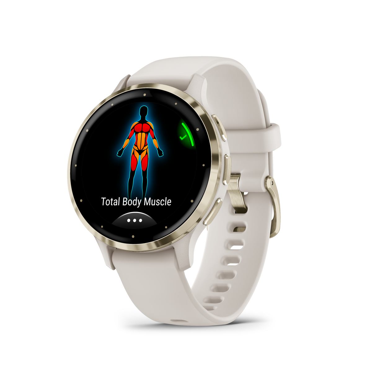 Garmin Venu 3S Elfenbein Softgold