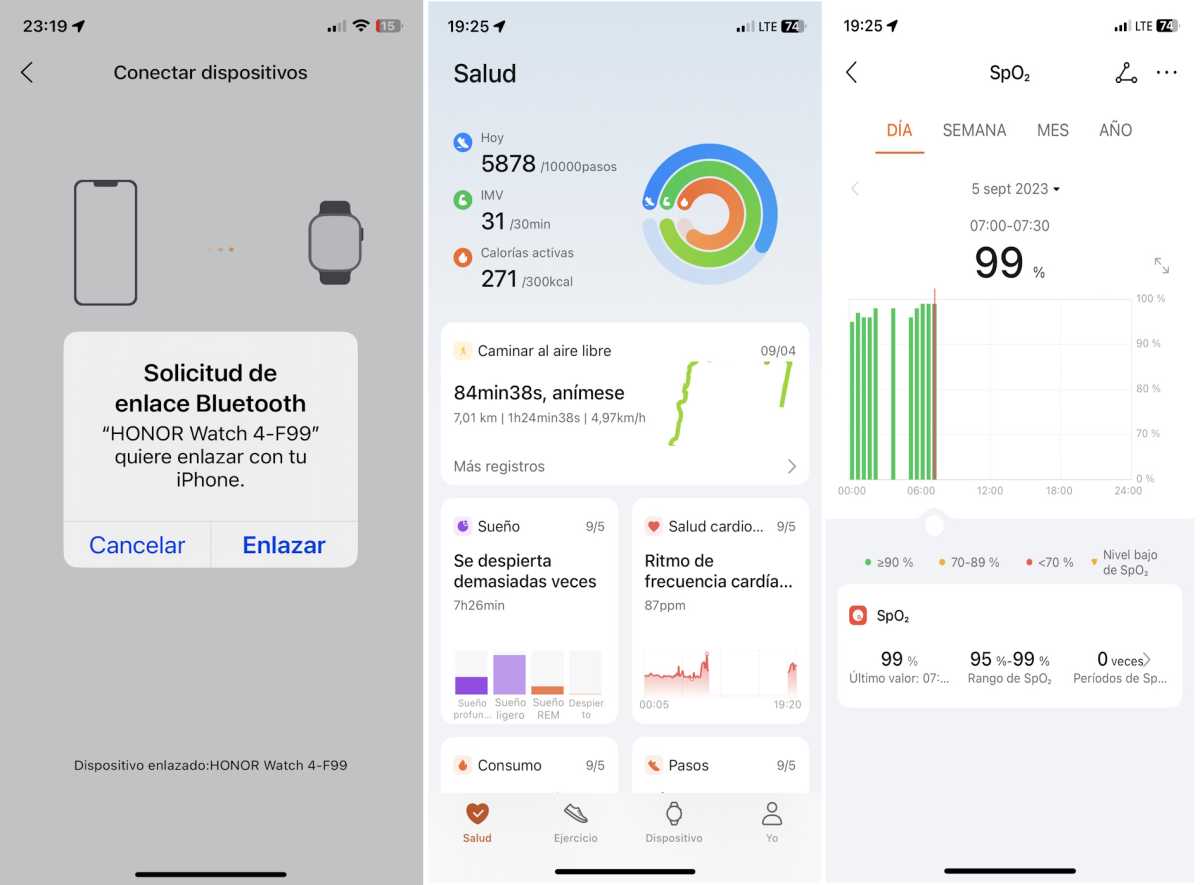 Honor Watch 4 review Honor Salud app