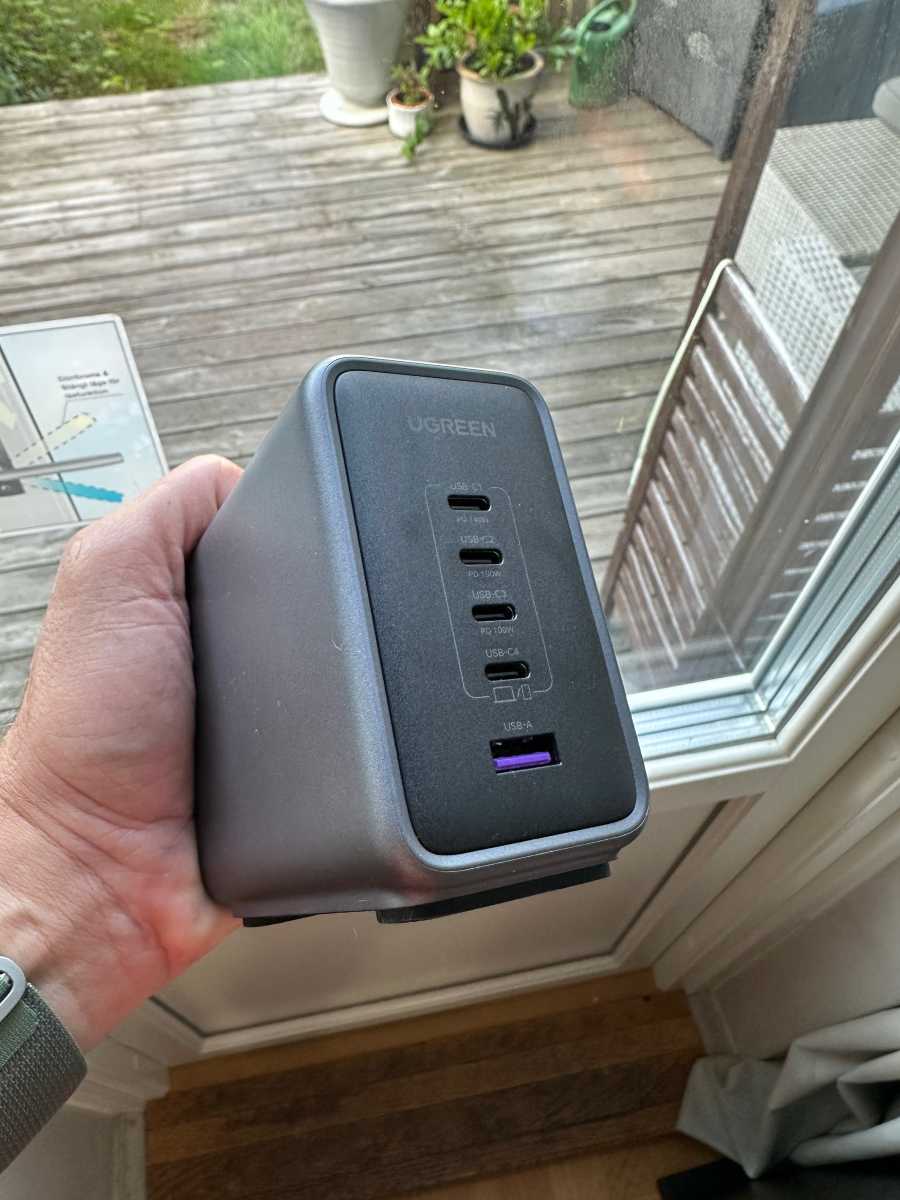 Nexode 100W Cargador USB C GaN Cargador USB-C múltiple (fuente de