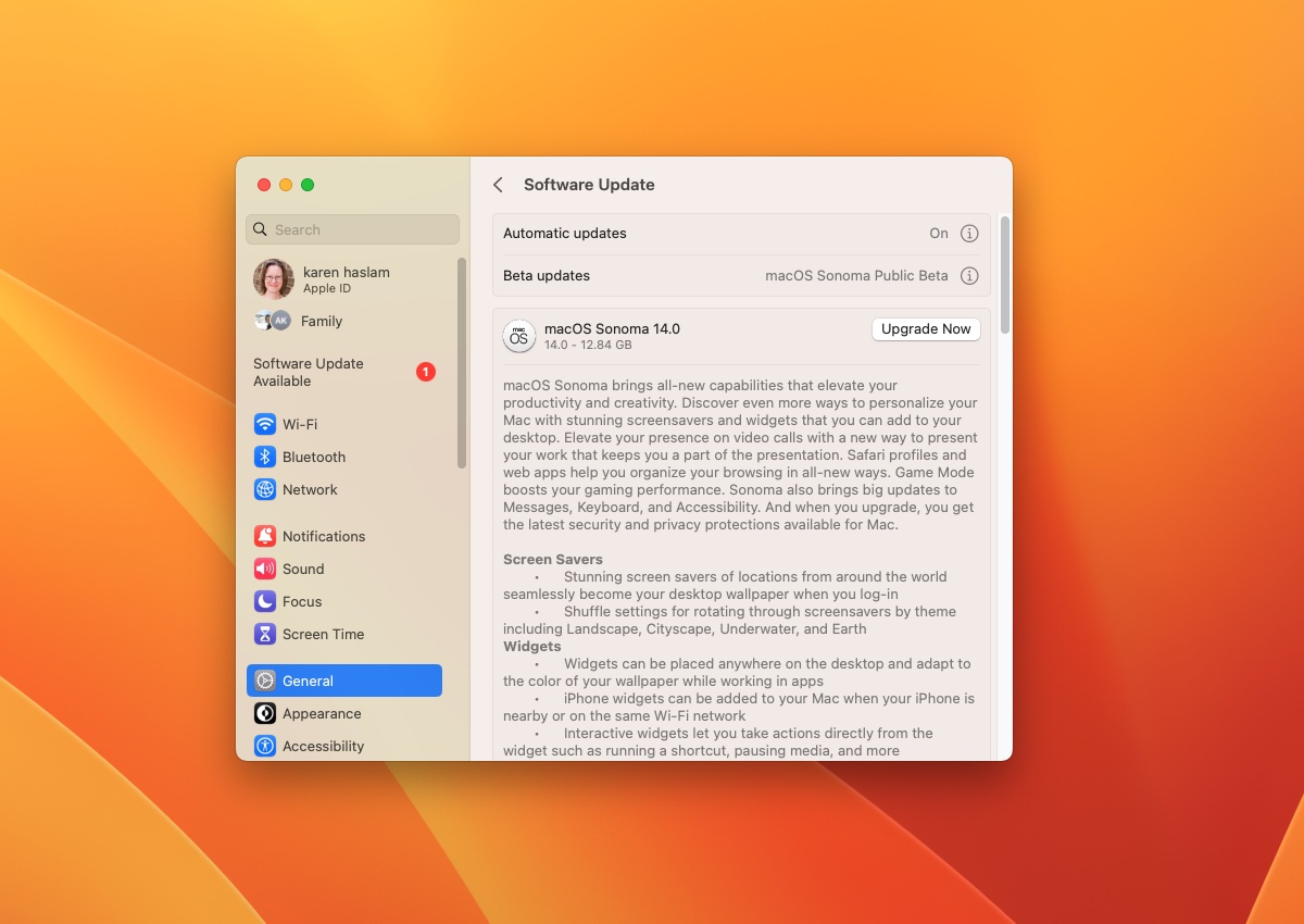 Install macOS Sonoma