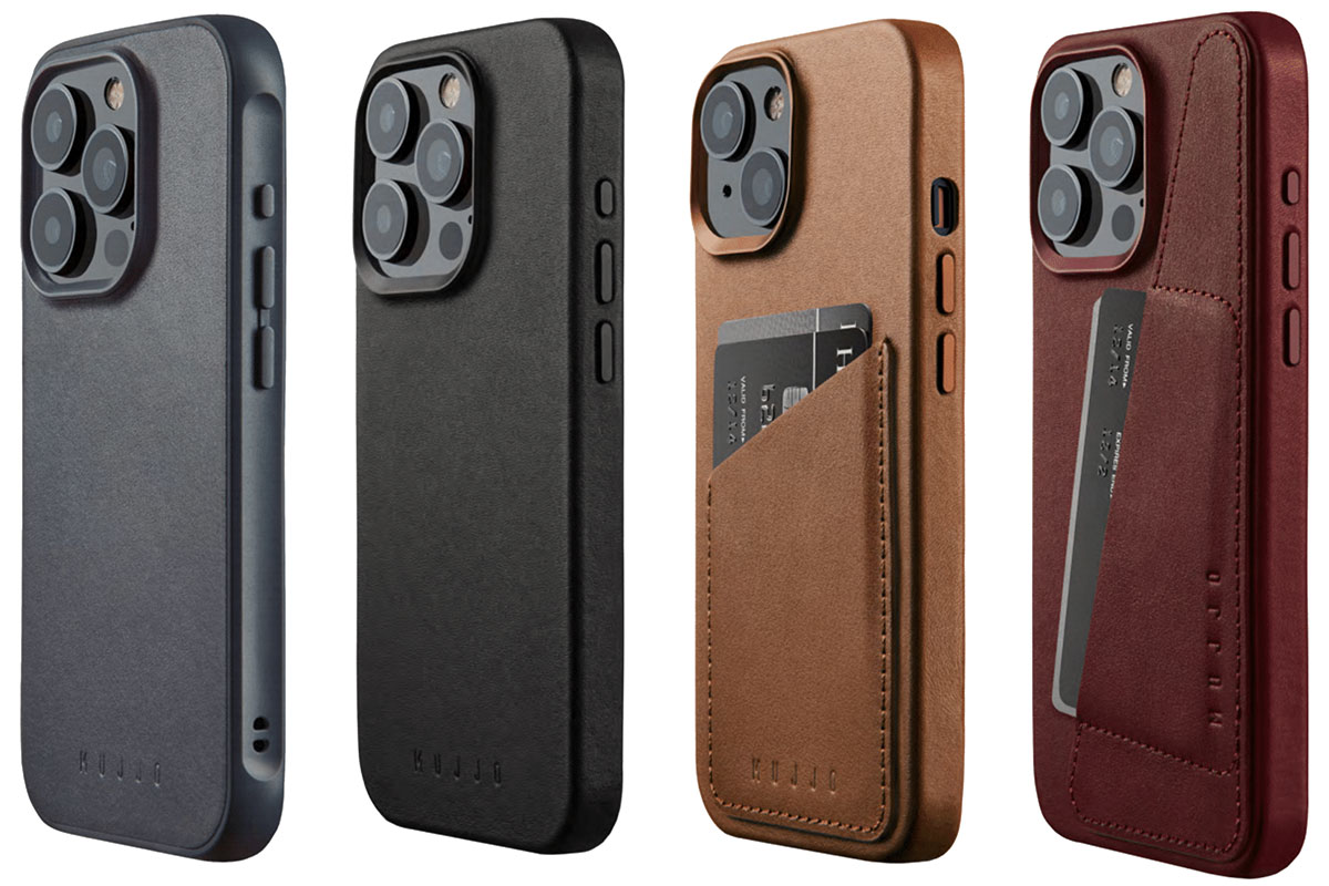 Mujjo Full Leather Case for iPhone 15 – Stylish leather iPhone 15 cases